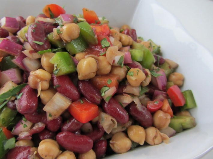 Bean and Bell Pepper Salad