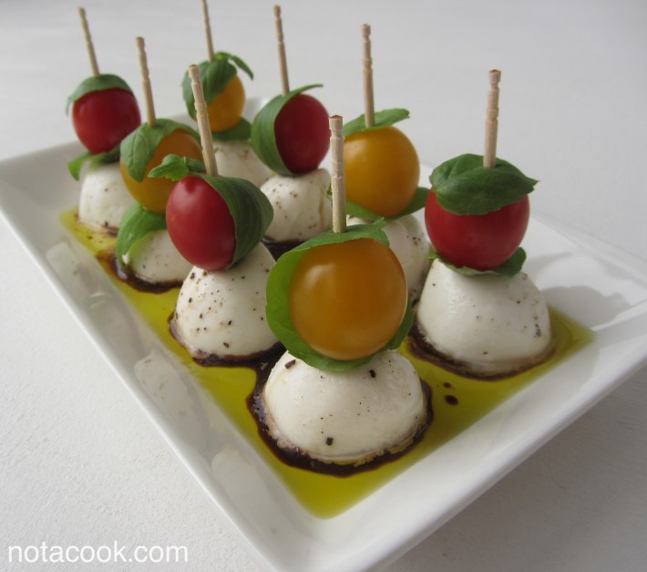 Caprese Skewer Bites